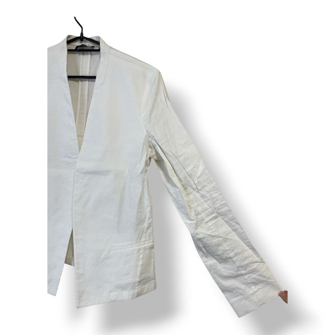 Theory(セオリー) ノーカラージャケット 白色 4サイズ レディース