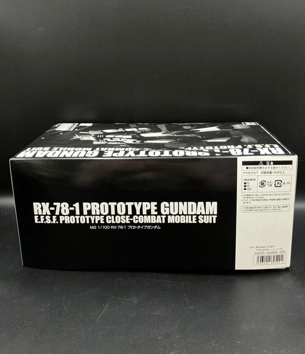バンダイ 機動戦士ガンダム MG 1 100 RX 78 ガンダム E F S PROTOTYPE CLOSE COMBAT MOBILE SUIT プラモデル
