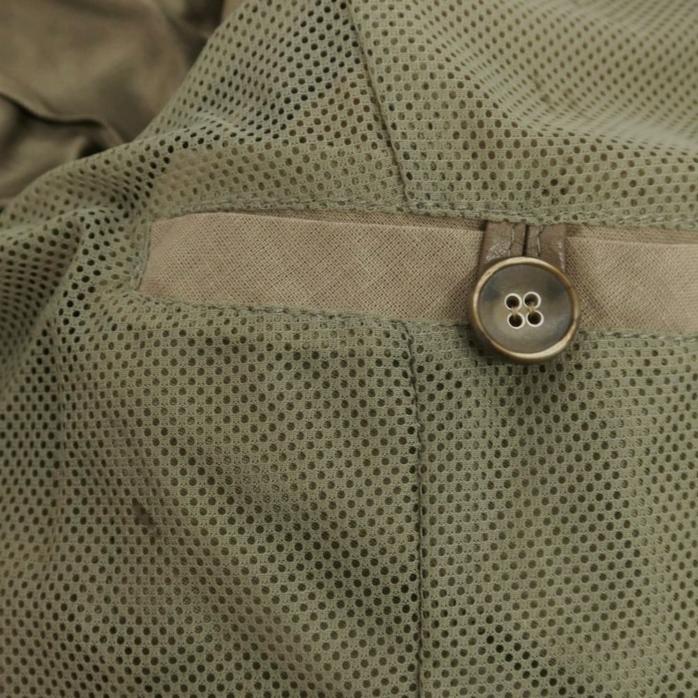 シングルライダースジャケット ブラウン