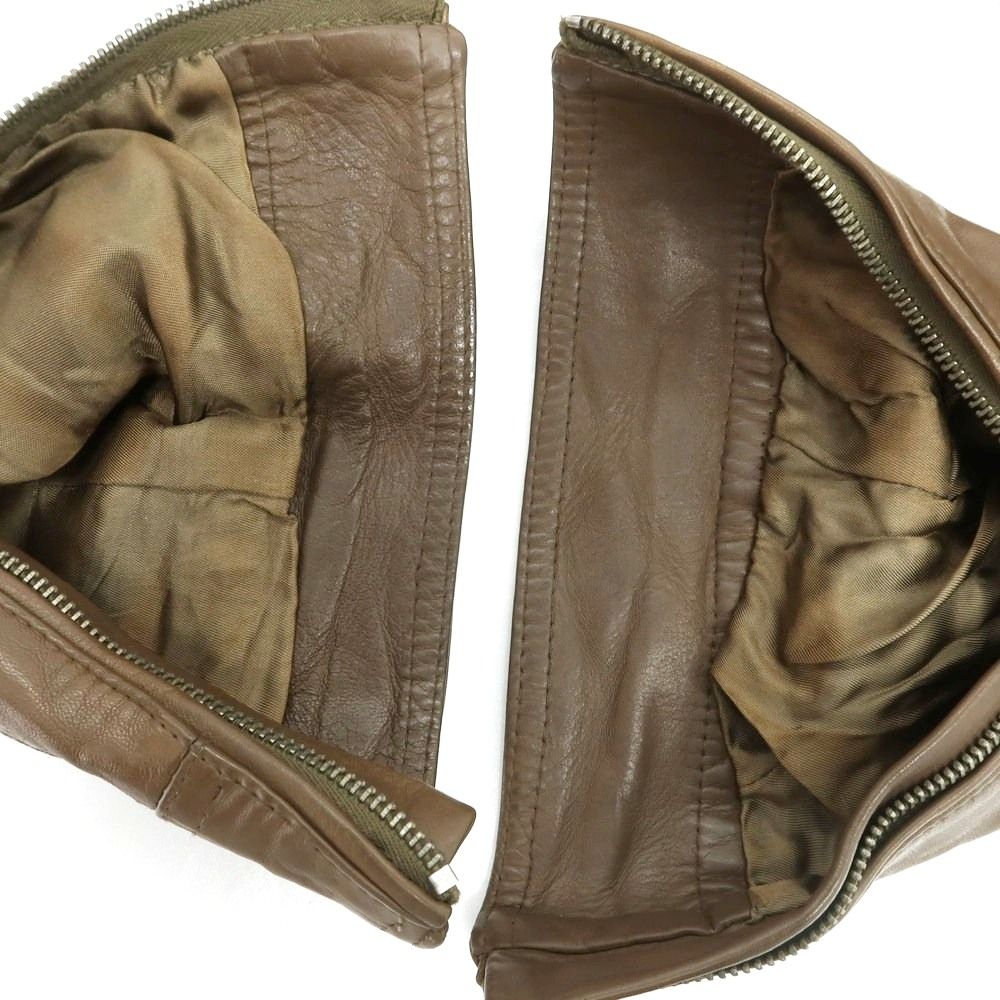 ラムスキンレザー シングルライダースジャケット