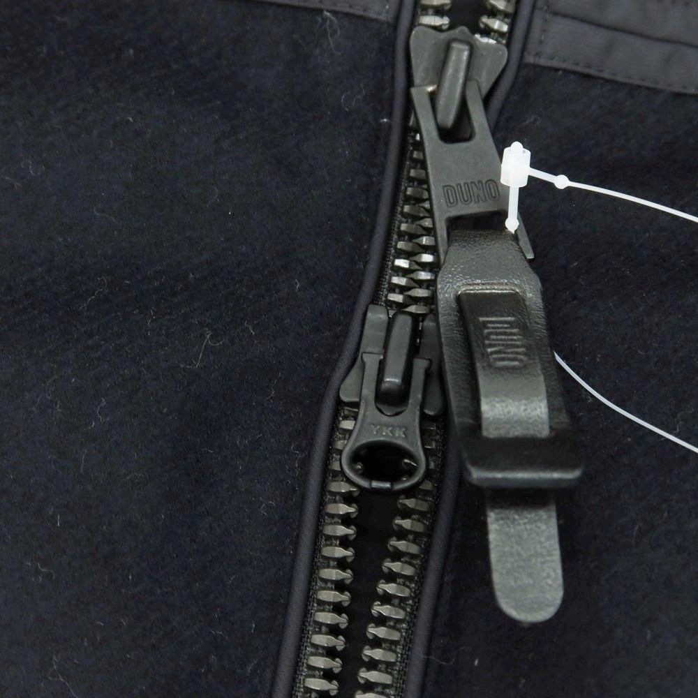 中古】デュノ DUNO ナイロン×ウール フーデッド ダウンジャケット  