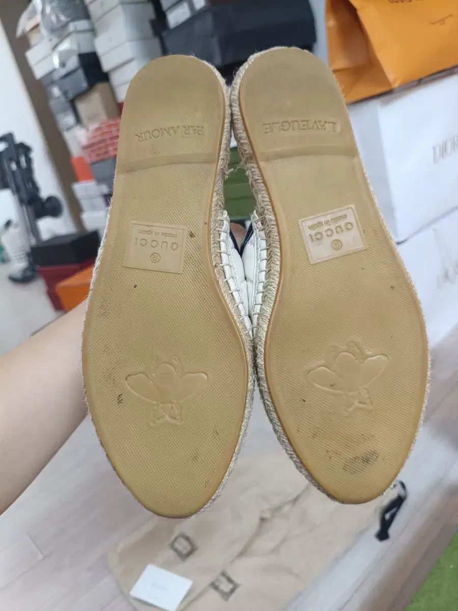  37 グッチ マーモント エスパドリーユ ミュール スリッパ フルセット235 245 サンダル サンダル ミュール