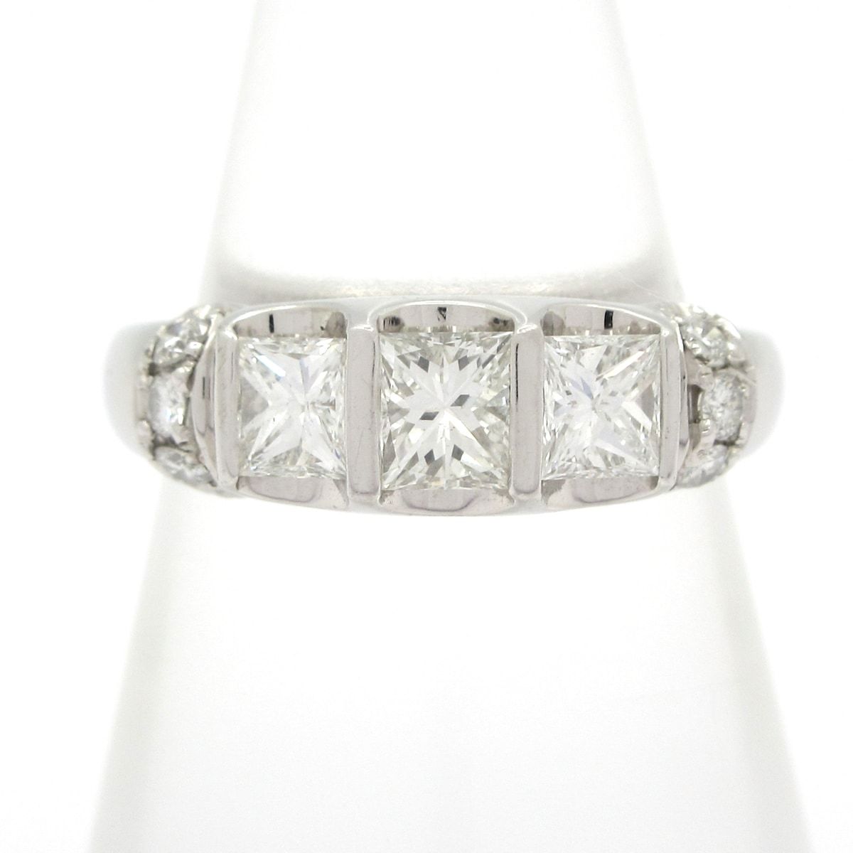 Unbranded ノーブランド リング Pt900×ダイヤモンド 総重量 6.0g 1.04刻印