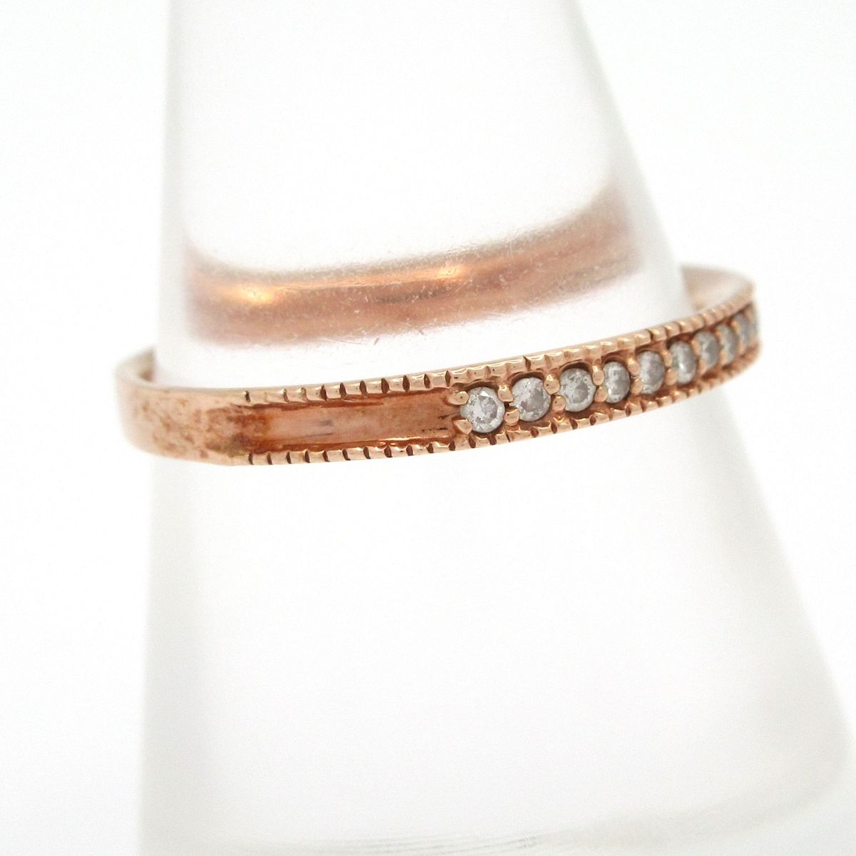 組曲 KUMIKYOKU(クミキョク) リング K10PG×ダイヤモンド 総重量:1.5g