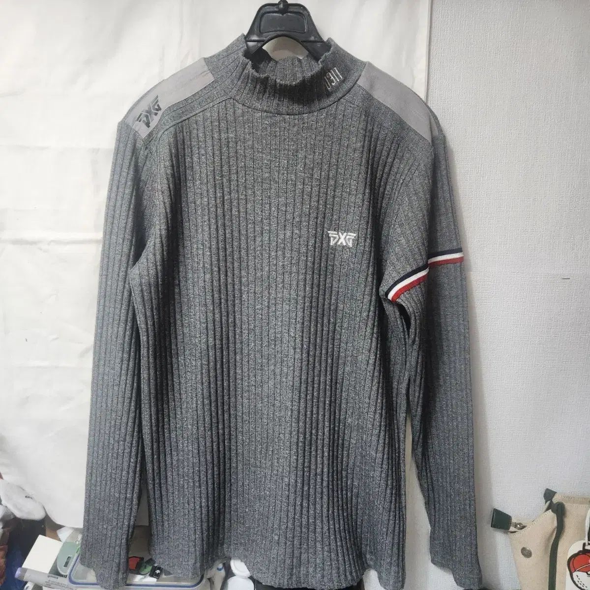 PXG ゴージ ニット プルオーバー グレー L