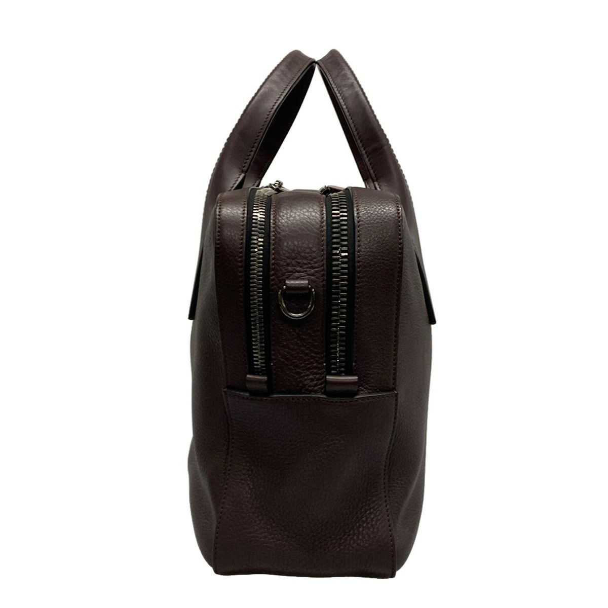 CHRISTIAN LOUBOUTIN クリスチャンルブタン ビジネスバッグ ダークブラウン レザー