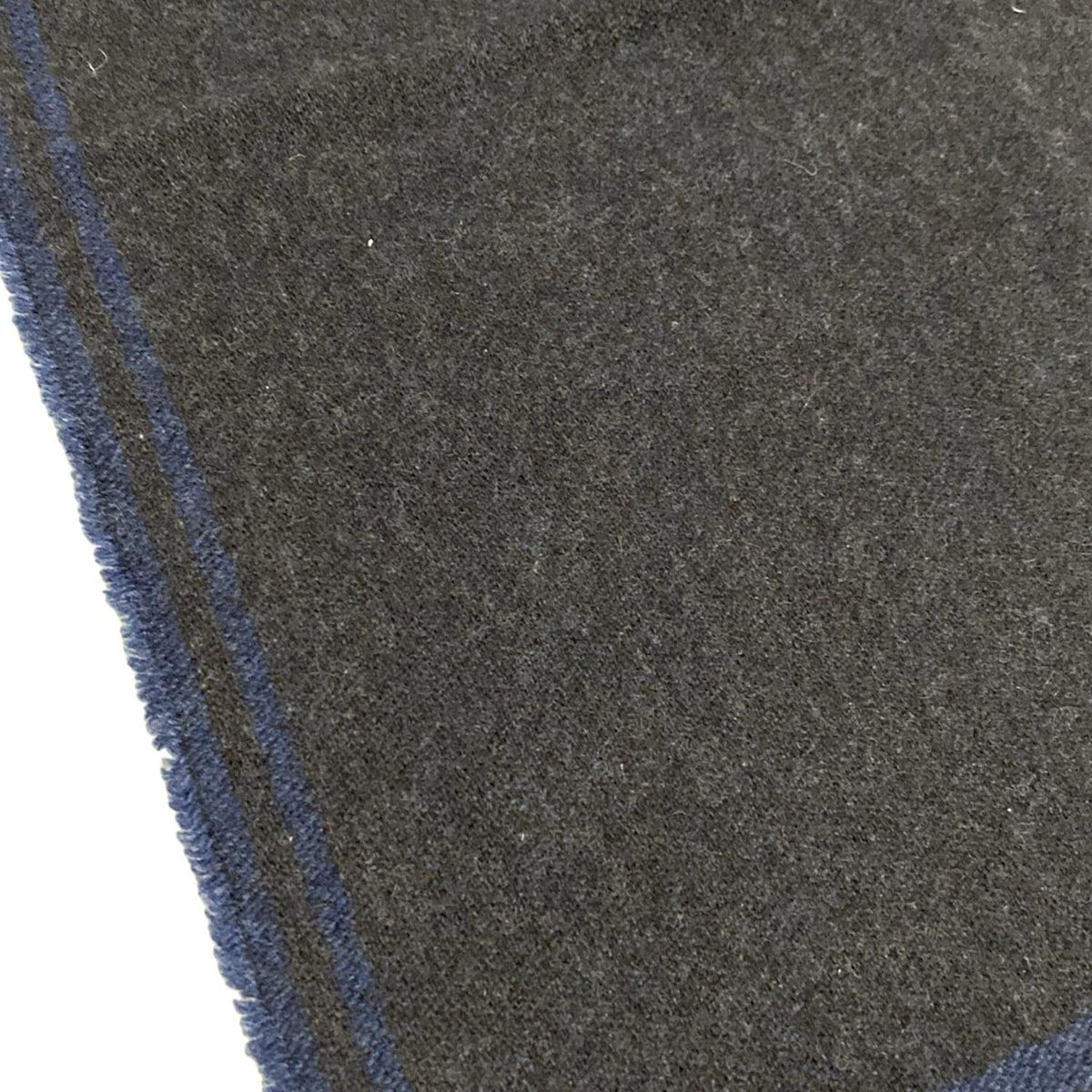 PIACENZA(ピアチェンツァ) マフラー - ダークネイビー×ダークグレー