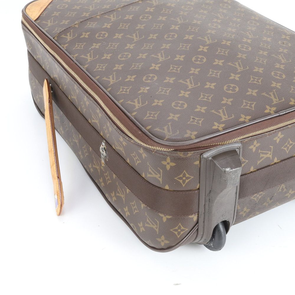 美品 ルイヴィトン モノグラム ペガス 55 M23294 レザー スーツケース