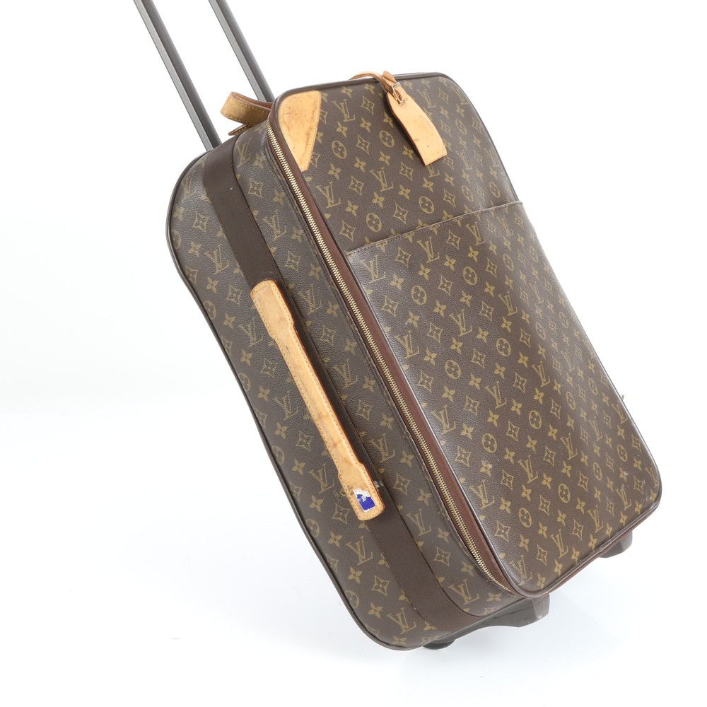 美品 ルイヴィトン モノグラム ペガス 55 M23294 レザー スーツケース