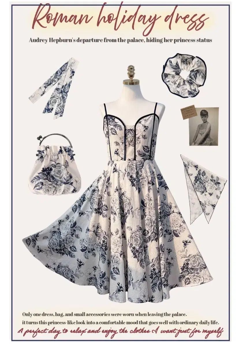 レトロ ムーン オードリー ヘプバーン ONE PIECE