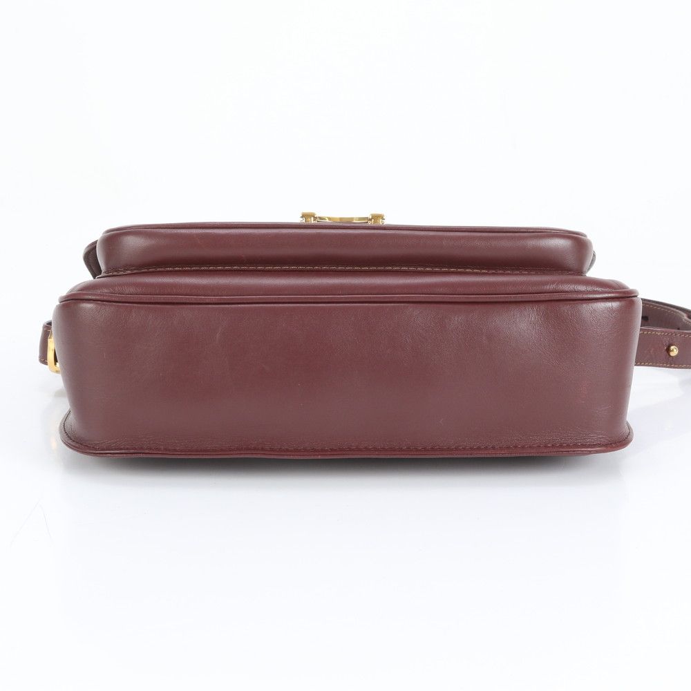 極美品 カルティエ マストライン ボルドー レザー 2WAY ショルダー