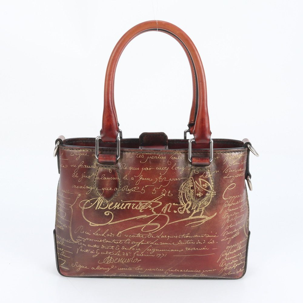 極美品 ベルルッティ カリグラフィ ゴールデン パティーヌ レザー