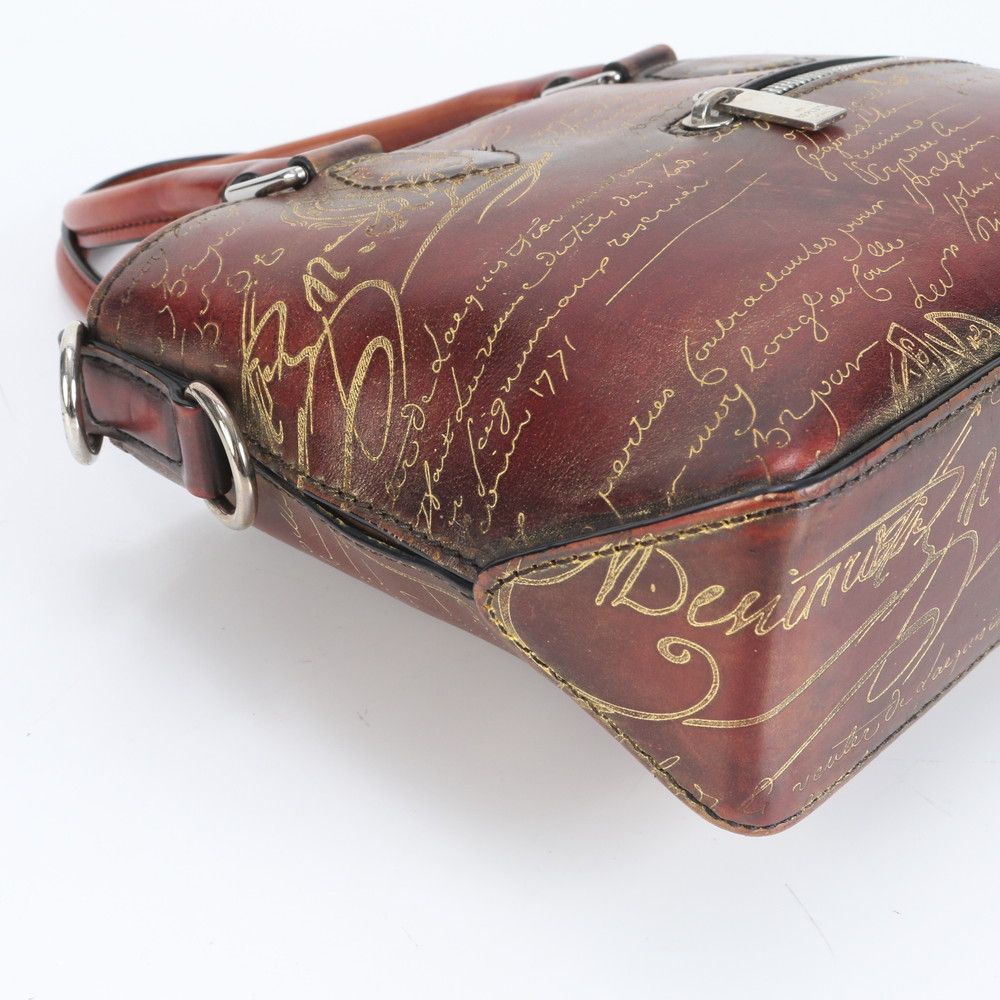 極美品 ベルルッティ カリグラフィ ゴールデン パティーヌ レザー