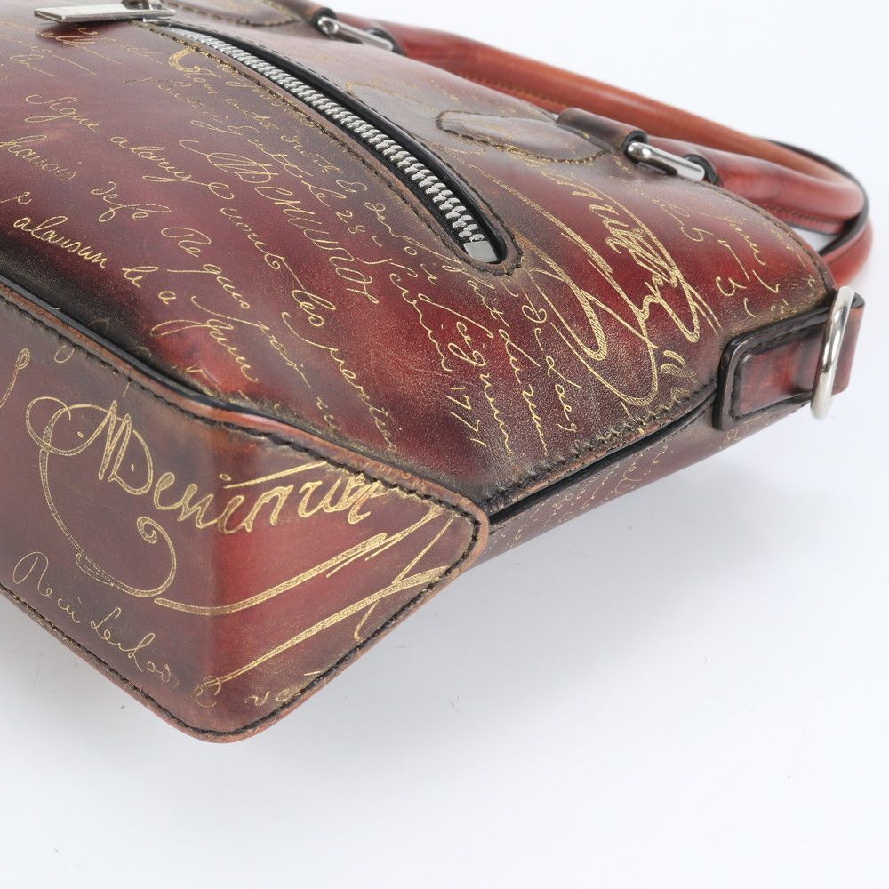 極美品 ベルルッティ カリグラフィ ゴールデン パティーヌ レザー