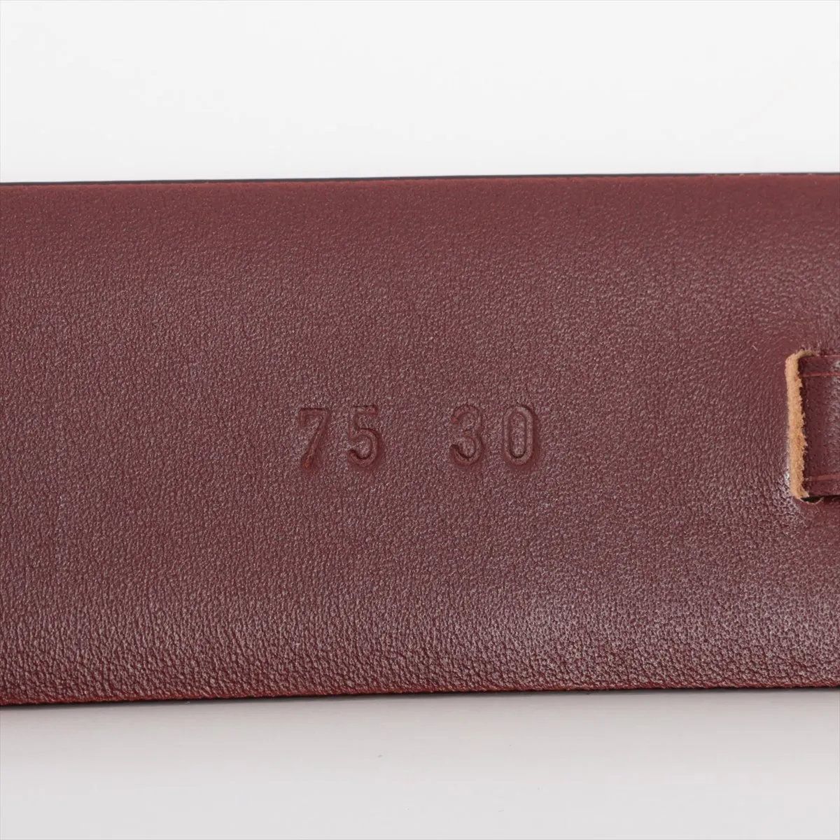 極美品 ベルルッティ カリグラフィ レザー ベルト 75 ファッション  