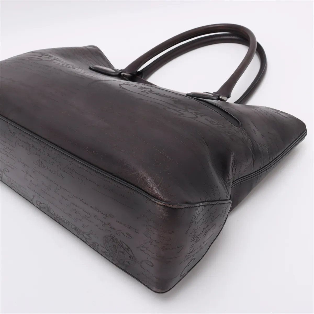 美品 ベルルッティ トゥジュール カリグラフィ レザー トート バッグ