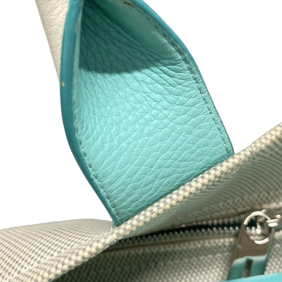 てぐるる美品カラーブロック ウィークエンドトート ティファニートート