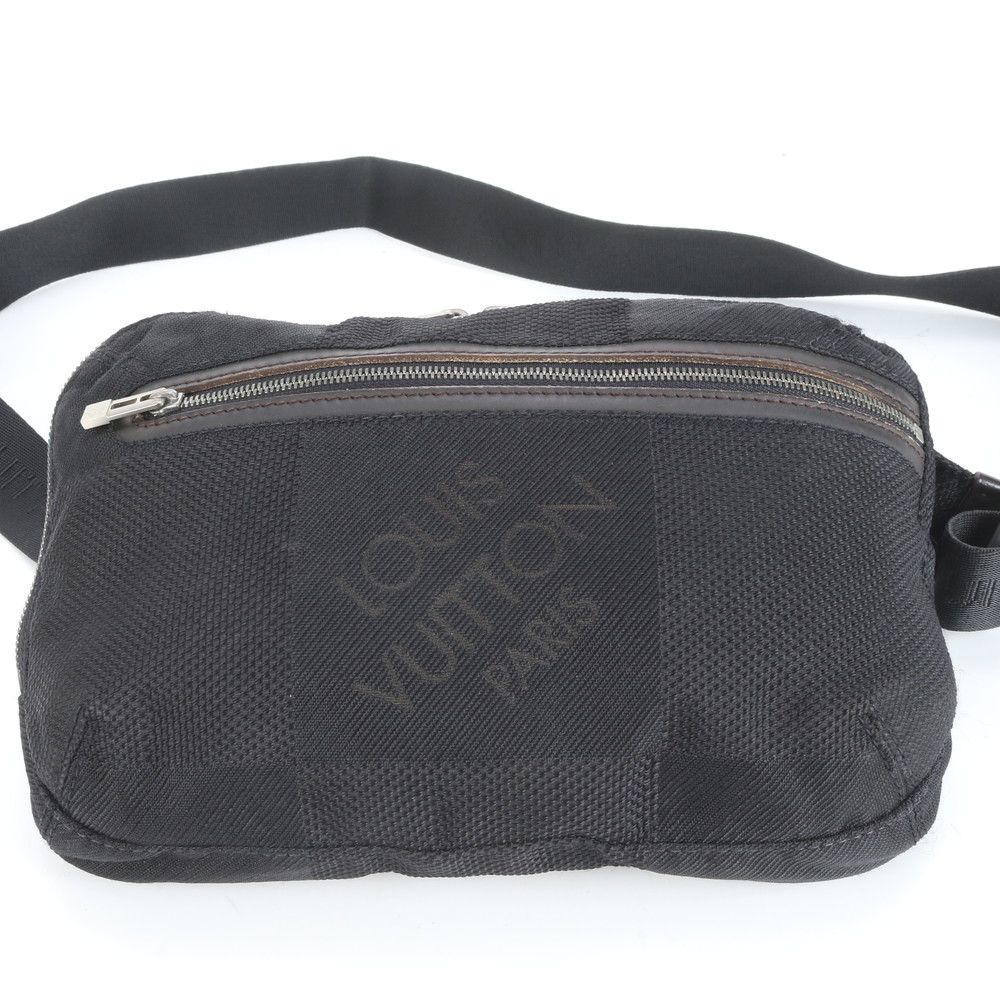 極美品 ルイヴィトン ダミエ ジェアン アルシェ M93021 レザー ボディ