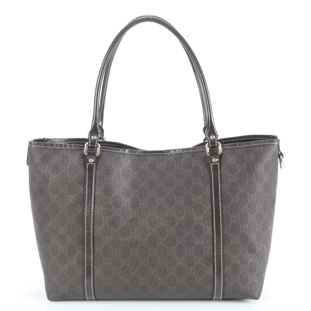 極美品 グッチ GG スプリーム レザー トート バッグ 肩掛け ショルダー