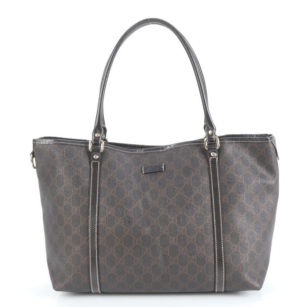 極美品 グッチ GG スプリーム レザー トート バッグ 肩掛け ショルダー