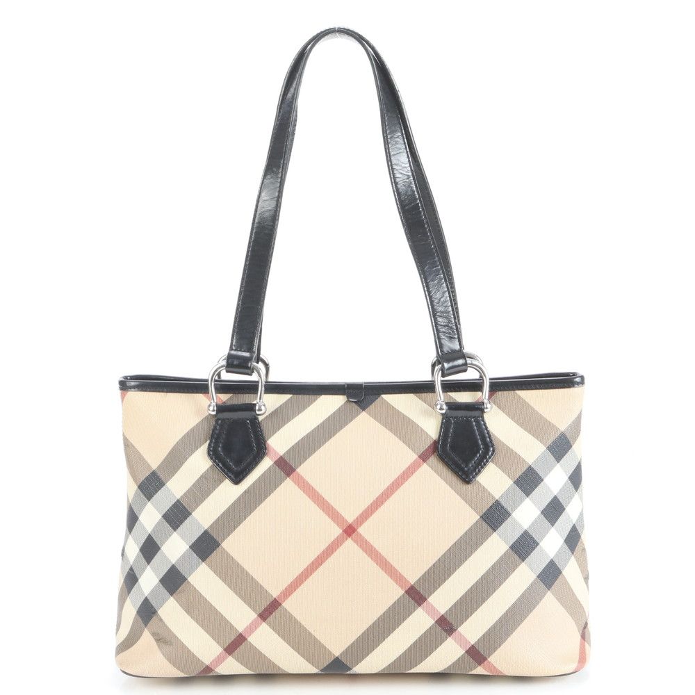 極美品✨️BURBERRY ノバチェック ベルト レディース 派手 シルバー金具 BURBERRY（バーバリー） ベルト LB TB BELT 20 NON RV DFC 8070407