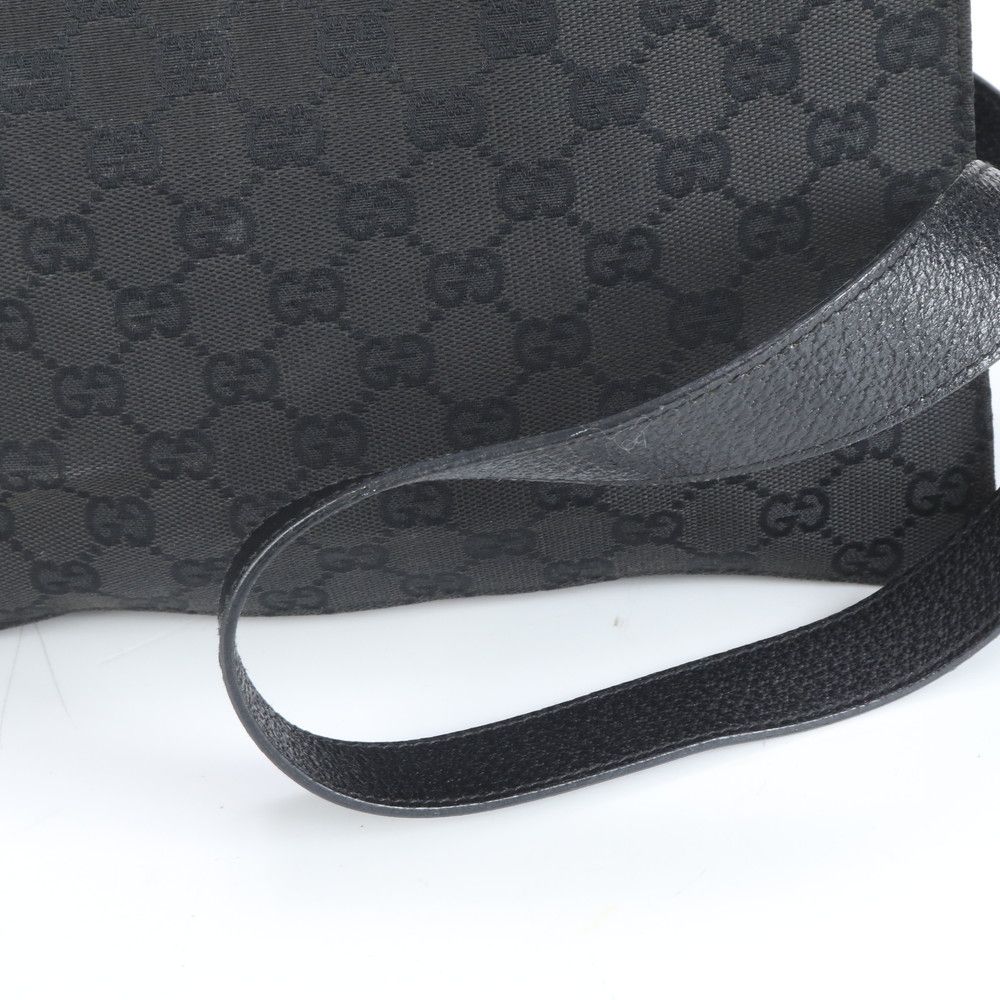 極美品 グッチ GG キャンバス エクリプス レザー ショルダーバッグ