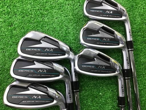 【中古】 本間ゴルフ BERES NX 7S アイアンセット IR NS PRO 850GH neo (フレックスR) メンズ 男性用 右利き 右用 Cランク ゴルフクラブ
