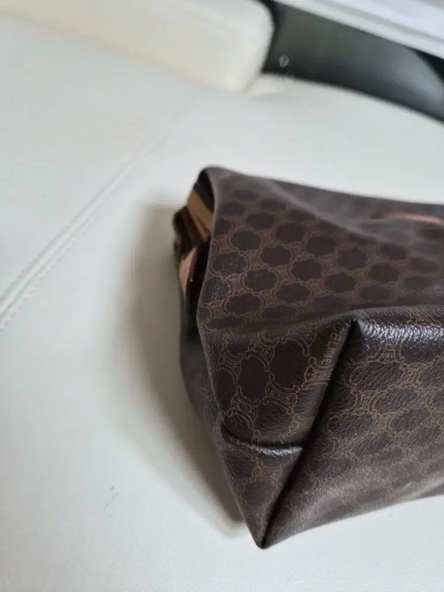 Celine セリーヌ マカダム ポーチ ブラウン ヴィンテージ CELINE