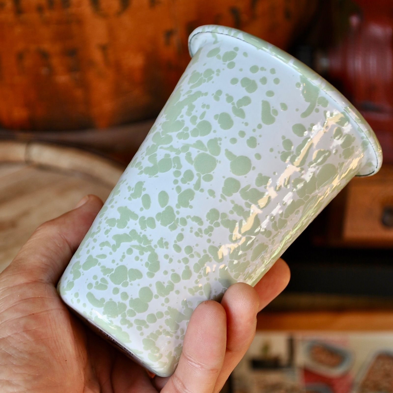 クロウキャニオンホーム CROW CANYON HOME ホーロー食器 ライトグリーン4点セット マグ タンブラー シリアルボウル スプーンS 琺瑯食器 キッチン アウトドア WWW_OPDRERGINERDOGAN_COM