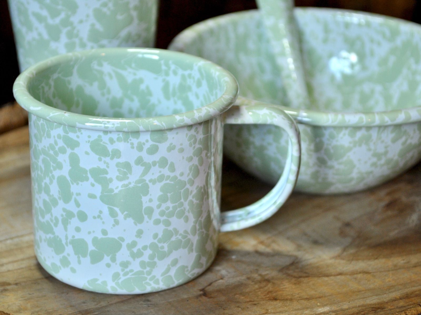 ライトグリーン4点セット マグ