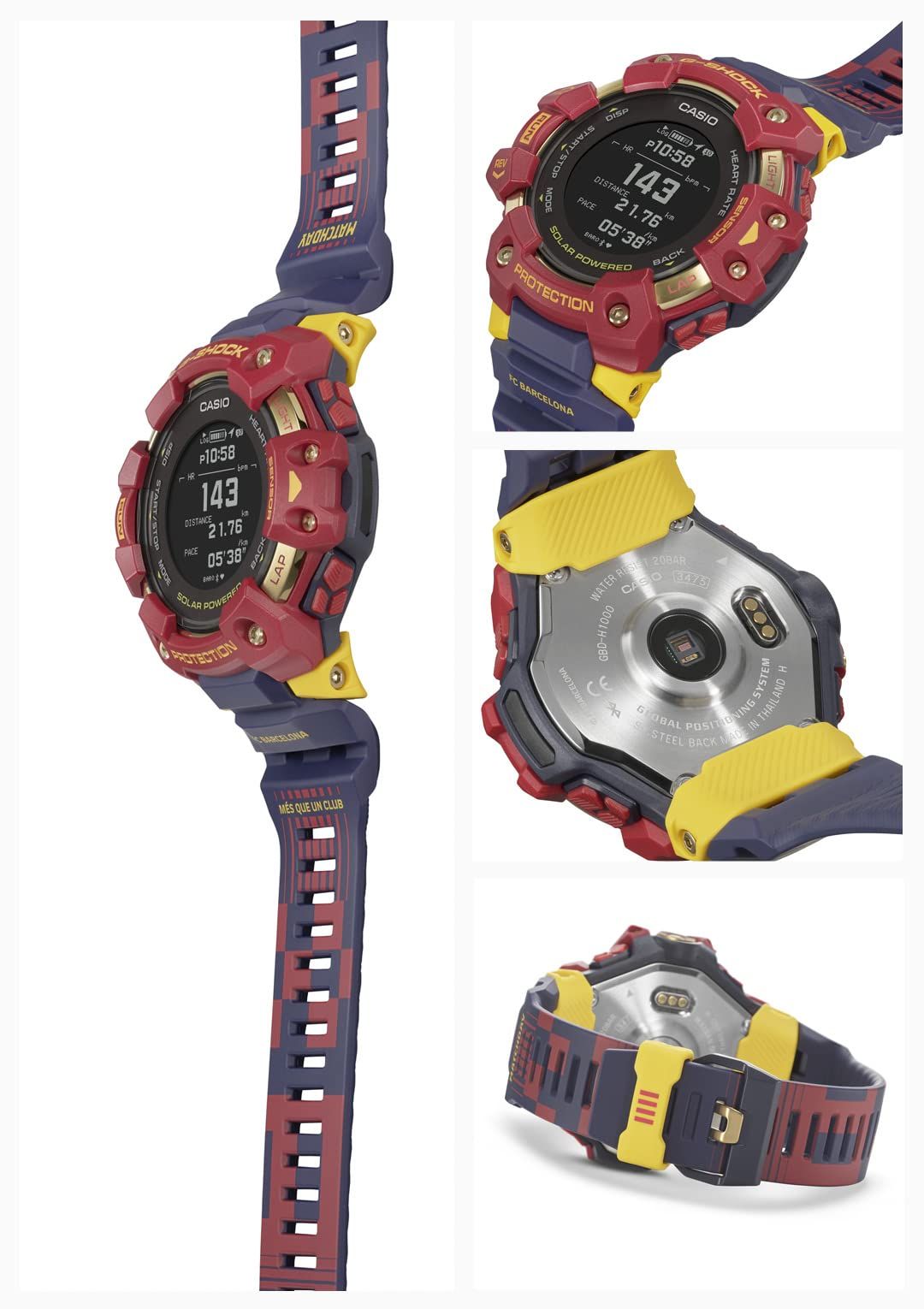  カシオ スポーツウォッチ ジーショック G SQUAD FCバルセロナ Matchday コラボレーションモデル GBD 4 JR メンズ マルチ モデル FCバルセロナMatchdayコラボレーション アンクレット アクセサリー