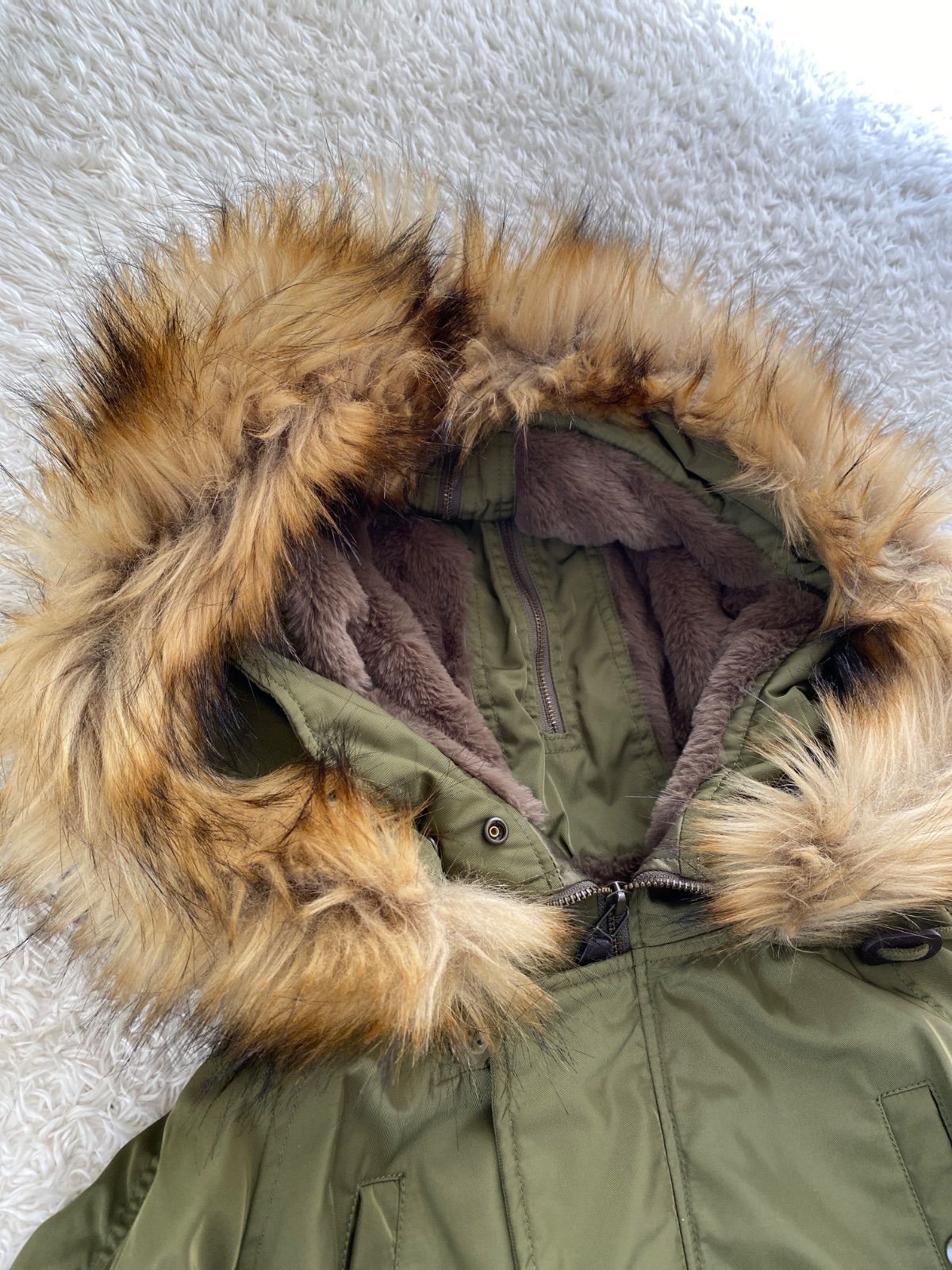 moussy military N2B flight bomber jacket 短丈 ファー y2k - メルカリ