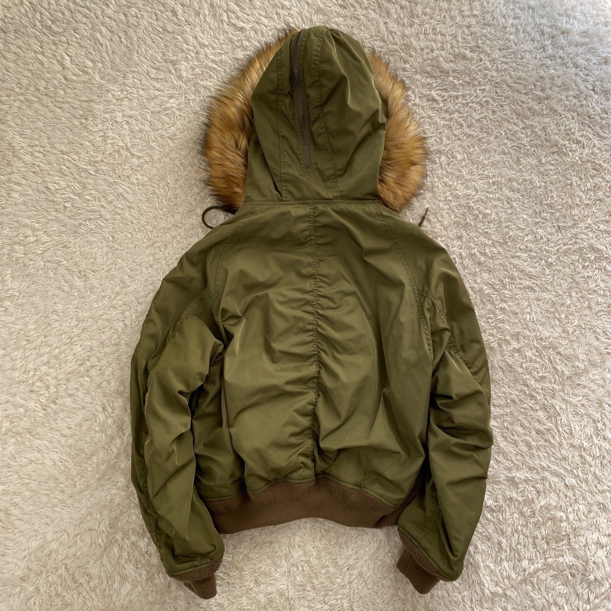 moussy military N2B flight bomber jacket 短丈 ファー y2k - メルカリ