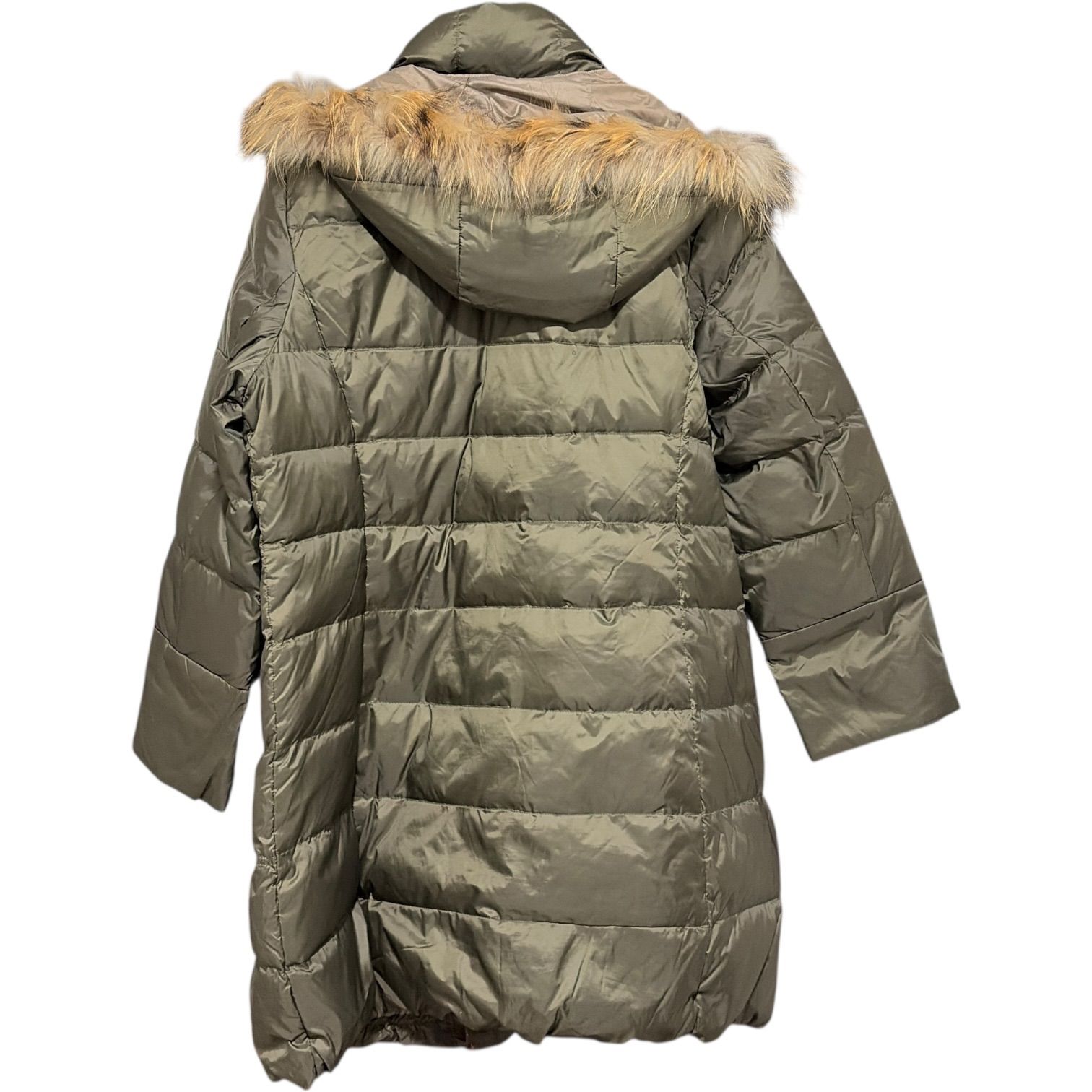 ダウンカーキマロン様 Z1609SIMPLE LIFE レナウン ダウンコート ダウンジャケット タヌキ