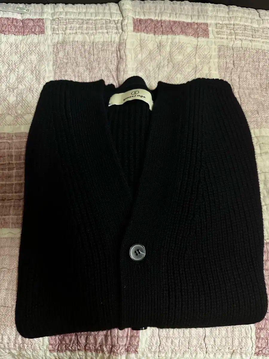 Years ago カーディガン ダークネイビー ゼニア生地