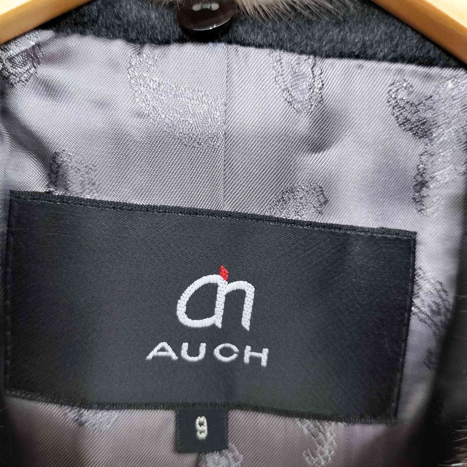 ユーズドフルギ USED古着 AUCH カシミヤ100 ミンクファー ロングコート