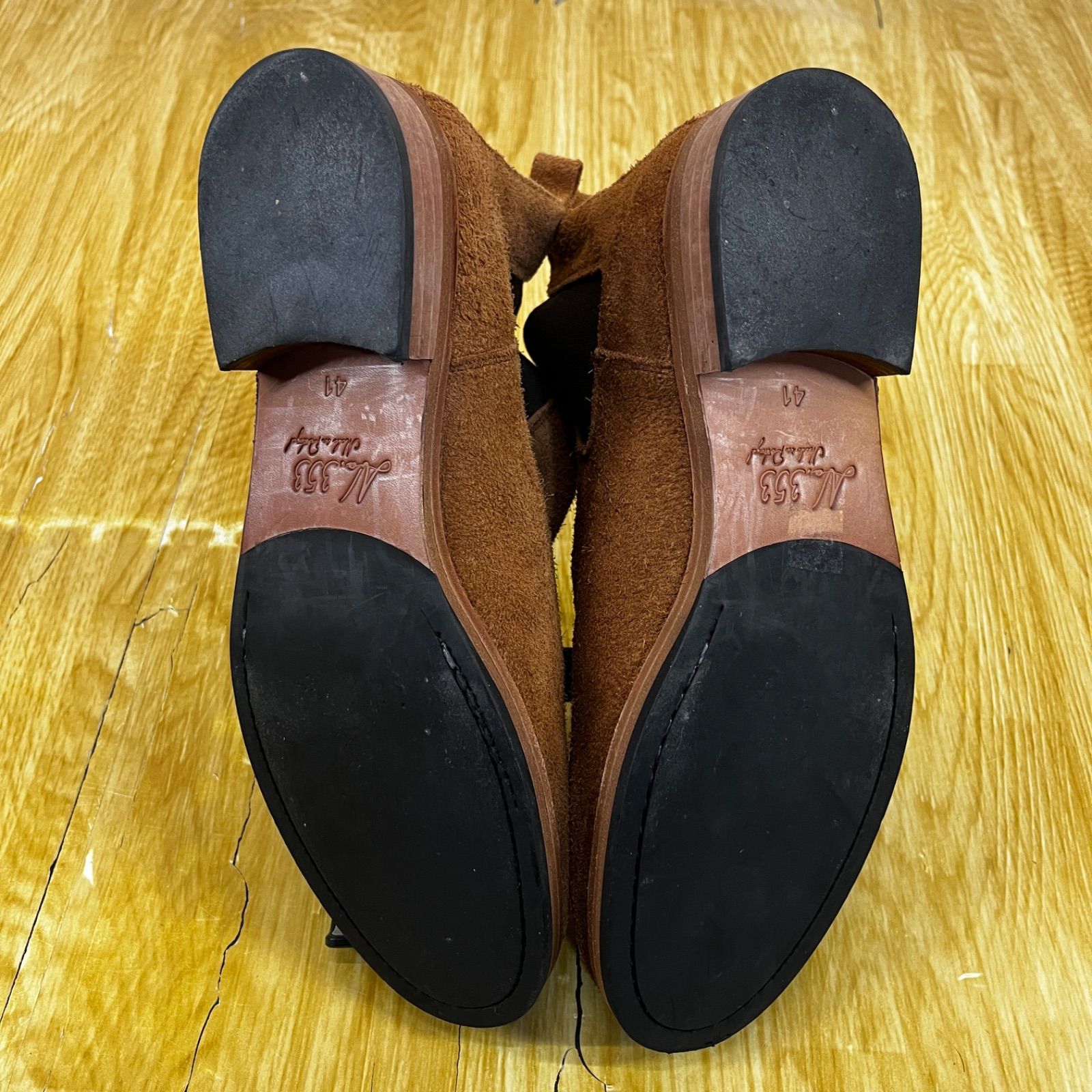  ナノユニバース No 353 スエードサイドゴアブーツ ブラウン 26 5 サイドゴアブーツ ブーツ 革靴