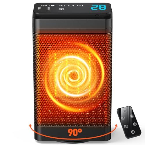 2025冬の新 速暖 省エネ AI恒温 セラミックヒーター 小型 ヒーター 足元 大風量 電気ストーブ セラミック ファンヒーター 電気 8 W 600 1200 3段階温風 暖房器具 タイマー付き 首振り 室温センサー AI恒温モー