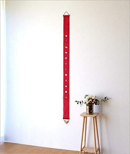 タペストリー おしゃれ 和風 和モダン 麻 縦長 細タペストリー 十二支 wlj4278