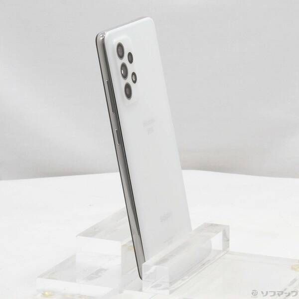 中古品〕 Galaxy A52 5G 128GB オーサムホワイト SC-53B docomoロック