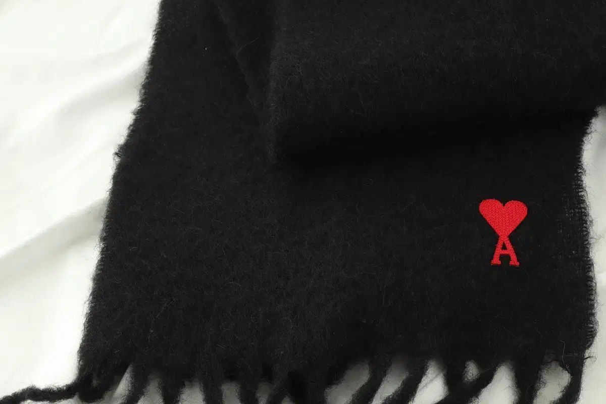 アミ マフラー アルパカ ブラック ハートロゴ -2552 楽天市場】AMI