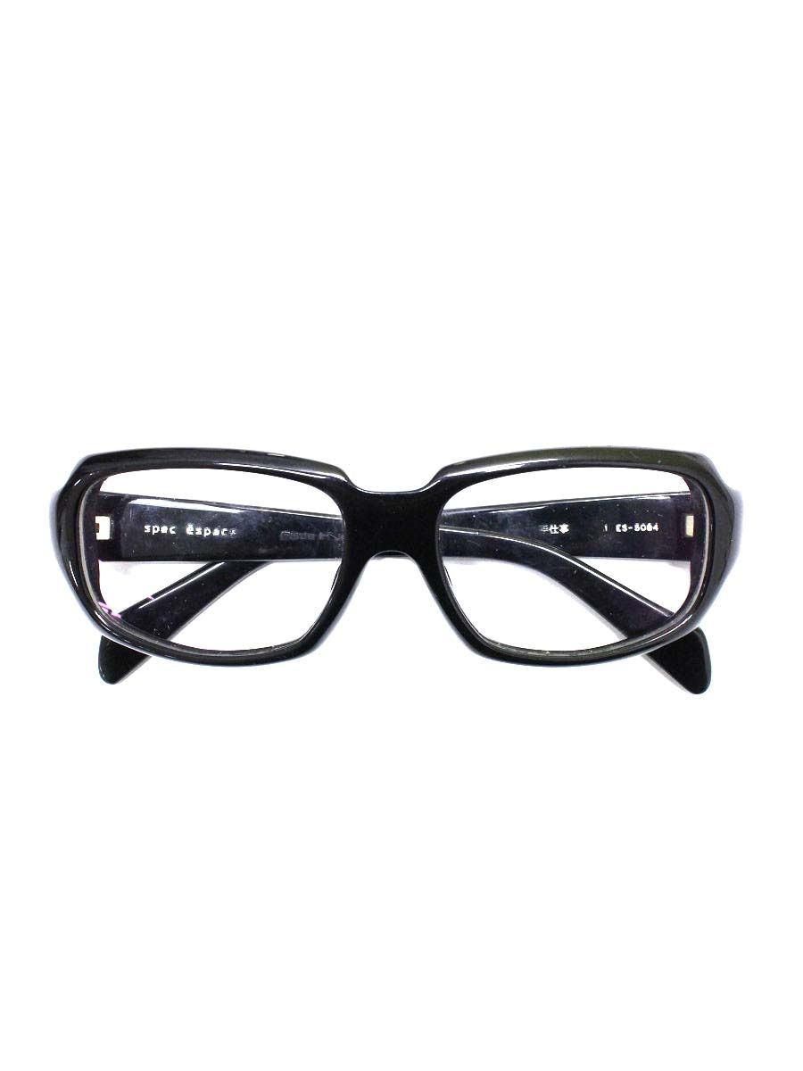 スペックエスパス ES-5084 メガネ ブラック セルフレーム フルリム スクエアシェイプ IT3A9TJ7QOIO