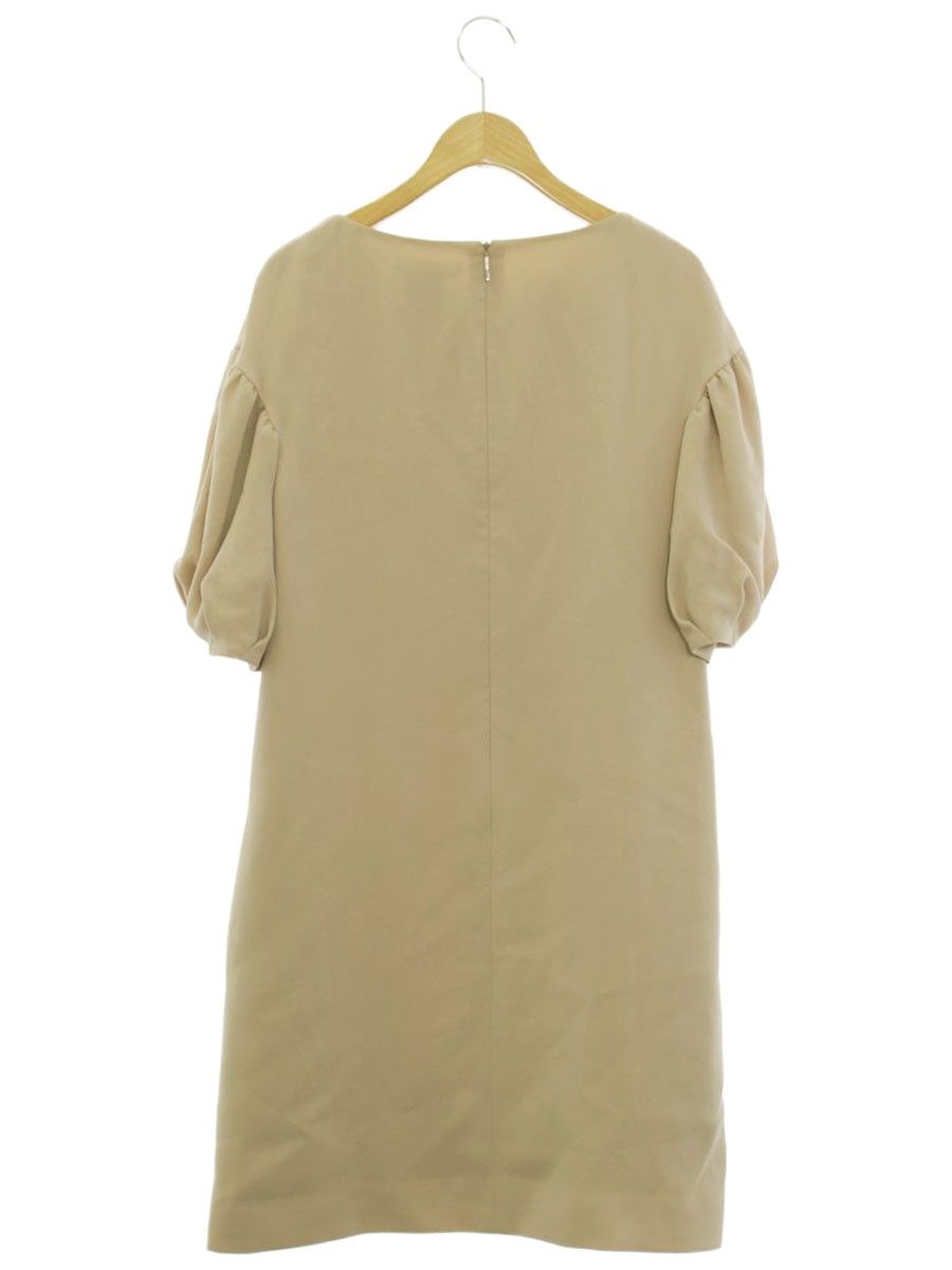 ルネ 6636101 ワンピース 34 ベージュ 袖バルーン