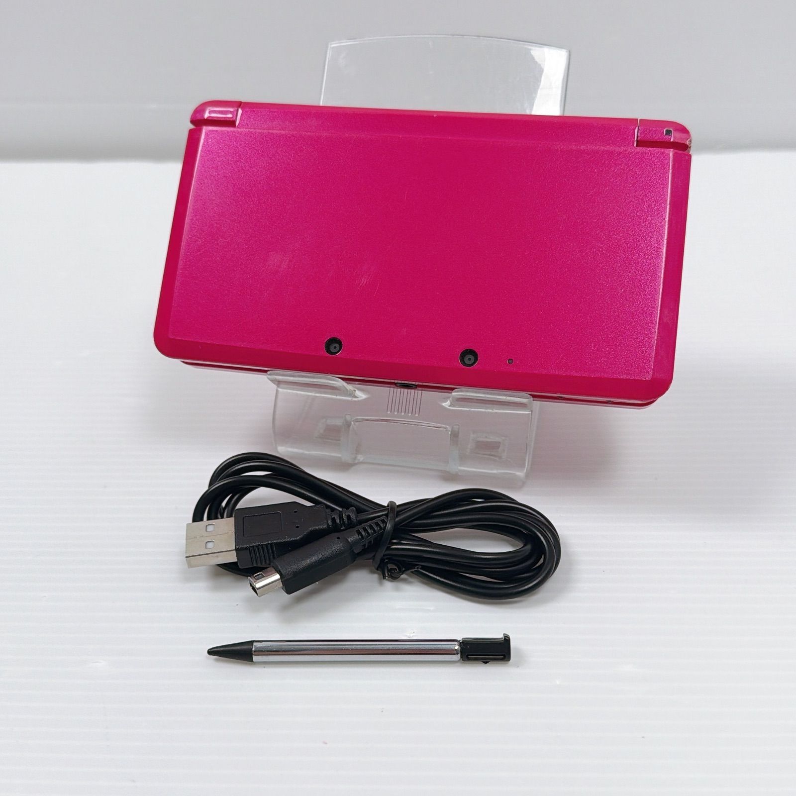 ニンテンドー 3DS グロスピンク 遊べるセット 動作 済み 液晶 ds 3ds 3DS 任天堂