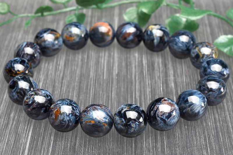 1点物 AAA 美しいシャトヤンシー ブルーピーターサイト 11-11.5mm ブレスレット パワーストーン 天然石 _U7982