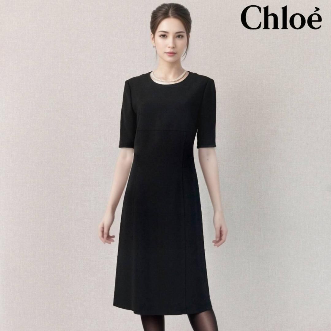 当日発送 東京イギン クロエ 礼服 9号 女性らしいシルエット