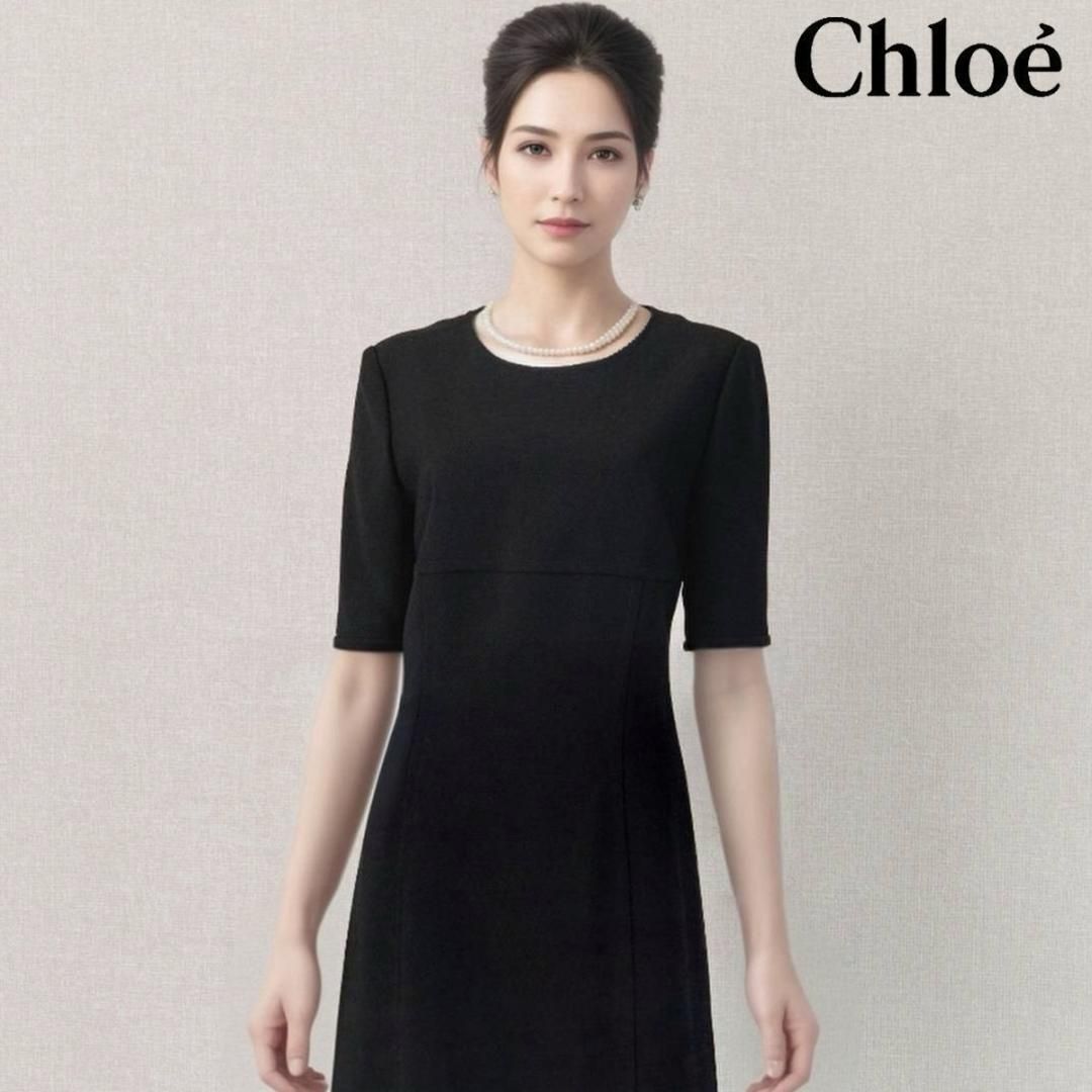 当日発送 東京イギン クロエ 礼服 9号 女性らしいシルエット