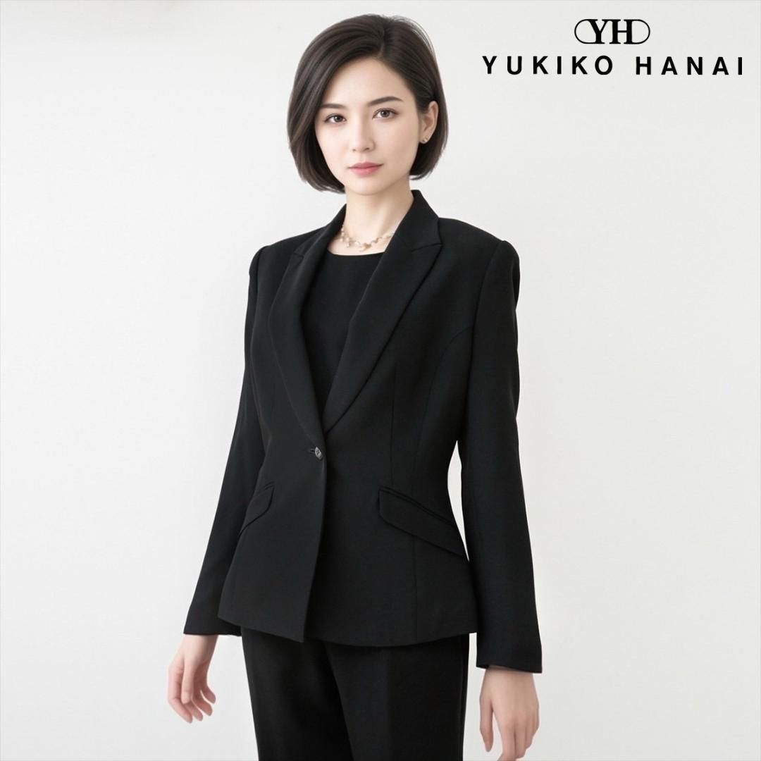 当日発送 ユキコハナイ 礼服 9号 3点セット 上品でエレガンス