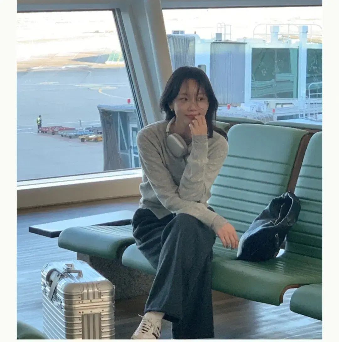 グレー ルーム ニット ライク パンツ シエ オル ユメル ラバー ム オ ミュウ タイム ザ ハンサム