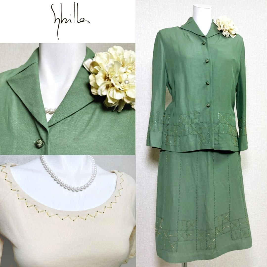 当日発送 シビラ 3点セット ビーズ刺繍が印象的 セレモニー